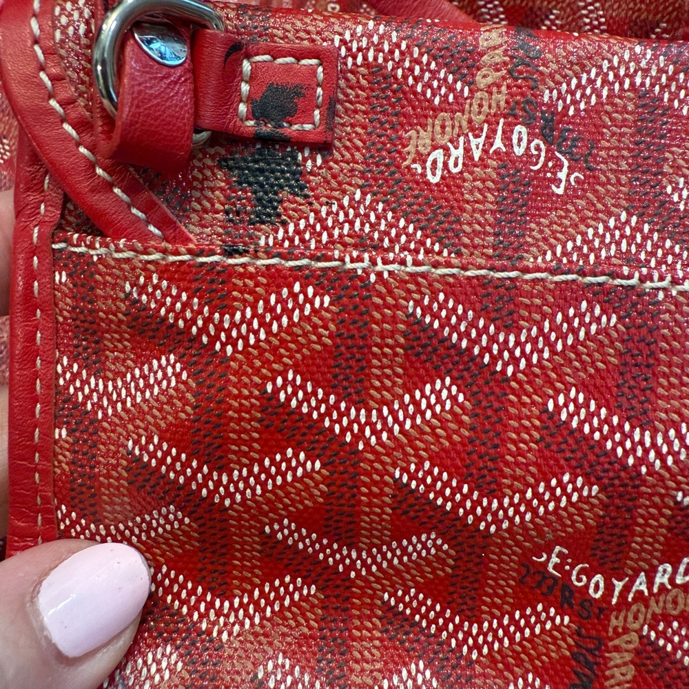 Goyard Red Tote Bag - Picture 10 of 10